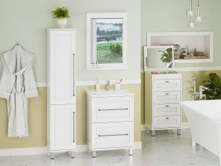 Зеркало Misty Марта 60см белый